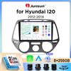 Junsun Autoradio Junsun Wireless CarPlay Android Auto per Hyundai i20 Mk1 (PB) 2008-2014 con ventola di raffreddamento integrata, navigatore GPS Android, lettore multimediale, WiFi, DSP, RDS, BT, SWC,
