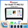 Junsun Autoradio Junsun Wireless CarPlay Android Auto per Audi TT Mk2 (8J) 2006-2014 con ventola di raffreddamento integrata, navigatore GPS Android, lettore multimediale, WiFi, DSP, RDS, BT, SWC, schermo