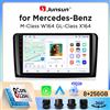 Junsun Autoradio Junsun Wireless CarPlay Android Auto per Mercedes-Benz Classe M (W164) / Classe GL (X164) 2005-2011 con ventola di raffreddamento integrata, navigatore GPS Android, lettore multimediale,