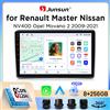 Junsun Autoradio Junsun Wireless CarPlay Android Auto per Renault Master 3 / Nissan NV400 / Opel Movano B (X62) 2010-2021 con ventola di raffreddamento integrata, navigatore GPS Android, lettore