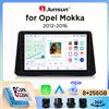 Junsun Autoradio Junsun Wireless CarPlay Android Auto per Opel Mokka (Mokka X) 2012-2019 con ventola di raffreddamento integrata, navigatore GPS Android, lettore multimediale, WiFi, DSP, RDS, BT, SWC,