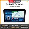 Junsun 13.1 pollici QLED Android Wireless CarPlay Auto Autoradio Per BMW Serie 3 E90 E91 E92 E93 Sistemi Intelligenti DSP SWC RDS