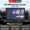 Junsun 13.1″ QLED Wireless CarPlay Android Auto Autoradio per Mitsubishi Lancer 2007-2013 Sistemi intelligenti DSP SWC RDS GPS FM