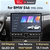 Junsun 13.1″ QLED Wireless CarPlay Android Auto Autoradio per BMW Serie 3 E46 M3 Sistemi intelligenti per auto DSP SWC RDS GPS FM BT
