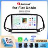 Junsun Autoradio Junsun Wireless CarPlay Android Auto per Fiat Doblo Mk2 (263 Facelift) 2015-2022 con ventola di raffreddamento integrata, navigatore GPS Android, lettore multimediale, WiFi, DSP, RDS, BT,