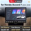 Junsun 13.1″ QLED Wireless CarPlay Android Auto Autoradio per Honda Accord 7 2003-2008 Sistemi intelligenti DSP SWC RDS GPS FM BT