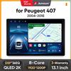 Junsun Autoradio Junsun 13.1 pollici QLED Android con CarPlay wireless per Peugeot 407 2004-2011, sistemi intelligenti DSP SWC RDS GPS FM