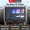 Junsun 13.1″ QLED Wireless CarPlay Android Auto Autoradio per Mercedes-Benz Classe R W251 2005-2017 Sistemi intelligenti DSP SWC