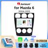 Junsun Autoradio Junsun Wireless CarPlay Android Auto per Mazda 6 (GG/GY/GH) 2002-2012 con ventola di raffreddamento integrata, navigatore GPS Android, lettore multimediale, WiFi, DSP, RDS, BT, SWC, schermo