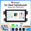 Junsun Autoradio Junsun Wireless CarPlay Android Auto per Opel Agila B / Suzuki Splash 2008-2014 con ventola di raffreddamento integrata, navigatore GPS Android, lettore multimediale, WiFi, DSP, RDS, BT,