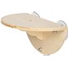 Generico Mensola Per gatto In Legno - Sedile Con 3 Ventose | Robusto Trespolo Per Finestra | Struttura Da Arrampicata Da Interni 29,5x19x14,5 Cm | Adatto A gatto