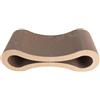 Tissting Tiragraffi Per Gatti In Cartone Di Forma Infinita, Protezione Per Mobili Del Letto Di Casa, Proteggi I Mobili Tiragraffi Per Gatti In Cartone Per Animali Domestici (Light Wood Grain)