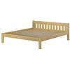 Erst-Holz Letto matrimoniale extra largo 180x200 in Pino massello laccato con doghe rigide 60.38-18