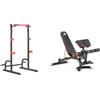 Adidas Rack per Squat Adidas Power Rack + Panca Multiposizione Adidas Utility Bench Preacher Pad Leg Extens