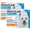 Frontline Spot On Cani Antiparassitario Contro Pulci, Zecche E Pidocchi 2-10Kg KIT 6 PIPETTE