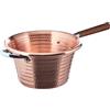 Baldassare Agnelli Pentole Agnelli COCM65M26 Paiolo con Manico in Legno, Rame, 26 cm