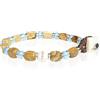 Gerba Bracciale realizzato con filo cerato, pietre dure, murrine e arg925