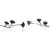 Sovats Argento Sterling 925 Orecchini Ear Climber Foglia di Ginkgo da Donna, Orecchini Rampicanti Botanici Natura Minimal Gioiello Argento Regalo