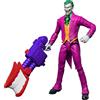 Mattel DC Premier Joker, action figure da 16,5 cm, Serie 1, supercriminale in versione altamente dettagliata, con 22 punti di articolazione e il lanciatore di denti che battono, JMD97