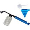 Homyl Manuale Duster Polverizzatore, Applicatore Pollinatore Piante, Atomizzatore Diatomee, Dispenser Manuale con Contenitore Adatto per Agricoltori Orto Serre, 500 Ml