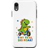 Tiny Trike Big Roar Dinosaur Boys Girls Custodia per iPhone XR Tiny Trike Big Roar Dinosaur Cute Dino Equitazione Triciclo Bambini