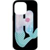 Cute Mermaid Alphabet Letters Apparel Co Custodia per iPhone 14 Pro Max Sirena lettera H acquerello alfabeto design