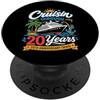Cruisin Through 20 Years 20th Anniversar Crociera attraverso 20 anni 20 ° anniversario di crociera PopSockets PopGrip Adesivo