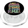 Funny Teacher Appreciation End Day Of Sc Il mio studente è sopravvissuto a tutto lanno di me lultimo giorno insegnante di PopSockets PopGrip per MagSafe