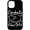 Cymbals Gift / Drummer Gifts for Men and Custodia per iPhone 12/12 Pro Piatti Batterista Piatti per batteria