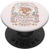 Funny Cruise Grandma In Her Eighties Tra Mai sottovalutare la vecchia che naviga nei suoi ottant'anni PopSockets PopGrip Adesivo