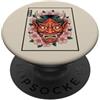 Hannya Oni By Tokyo-Waves Hannya Oni Mask Devil Yokai - Maschera giapponese con tatuaggio demone PopSockets PopGrip Adesivo