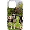 Cadeau Personnalisé beau Coeur D'Amour D Custodia per iPhone 13 Pro Max Due pecore maculati prato fattoria campagna