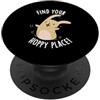 Punny Bone Trova il tuo posto luppolo divertente coniglio gioco di parole PopSockets PopGrip Adesivo