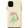 Studio Design Nautico Vintage Custodia per iPhone 11 Orgoglio Nautico del Rhode Island con Design Vintage