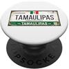 Mexican Souvenir Family Matching Group M Tamaulipas License Plate Mexican Travel Vacation Beach PopSockets PopGrip Adesivo