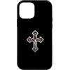 LUKE GALLERY Custodia per iPhone 12 mini The Tribal Rosario Silver Cross
