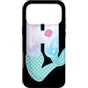 Cute Mermaid Alphabet Letters Apparel Co Custodia per iPhone 17 Pro Max Sirena lettera H acquerello alfabeto design