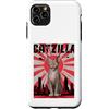Sphynx Kitten Lover PS Custodia per iPhone 11 Pro Max Divertente retrò giapponese Catzilla Sphynx Amante dei gatti