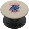 Sarcastic Be Kind Feral Animal Wildlife Divertente Badger Essere Tipo Di Feral Vintage Sarcastico Umore Selvaggio PopSockets PopGrip Adesivo