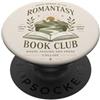 Bookworm Reading Fantasy Romance Book Romantasy Book Club Romance Fantasy Reader Amante dei libri PopSockets PopGrip Adesivo