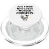 True Crime Podcast Gifts For Women True Crime Moms Murder Podcast Serial Killer Roba per le donne PopSockets PopGrip per MagSafe