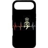 Magliette Retro Pilot Heartbeat Custodia per iPhone Air Pilota Battito cardiaco Retro Aereo Capitano Linea impulso
