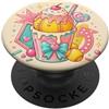 Softball Girls Outfits with Drip Style Softball Cupcake Dolce Pastello Carino Fiocco Cherry Sprinkles PopSockets PopGrip Adesivo