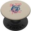 Sarcastic Be Kind Feral Animal Wildlife Divertente Badger Essere Tipo Di Feral Vintage Sarcastico Umore Selvaggio PopSockets PopGrip Adesivo