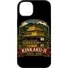 Funny Japan Lover Gifts Custodia per iPhone 14 Plus Kinkakuji Kyoto Giappone Golden Pavilion