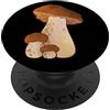 Mushroom Foraging Porcini Boletus Porcini Boletus Funghi Foraggiamento PopSockets PopGrip Adesivo