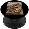 Back to School Spirit Pride Team Sports Lion Student Funny Meme Selfie Vintage Home Game Day Mascotte PopSockets PopGrip Adesivo