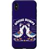 Bird Lovers Funny Kawaii Goose Community Custodia per iPhone XS Max Birding Goose Lover Ornitologo Divertente gioco di parole d'oca