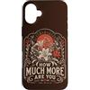 Faith & Purpose Christian Collective Custodia per iPhone 16 Plus Luke 12 22 31 Christian Faith Floral Bibbia Verse Vintage