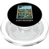Giethoorn Travel Art Studio Giethoorn Paesi Bassi Canal Village Travel Art PopSockets PopGrip per MagSafe